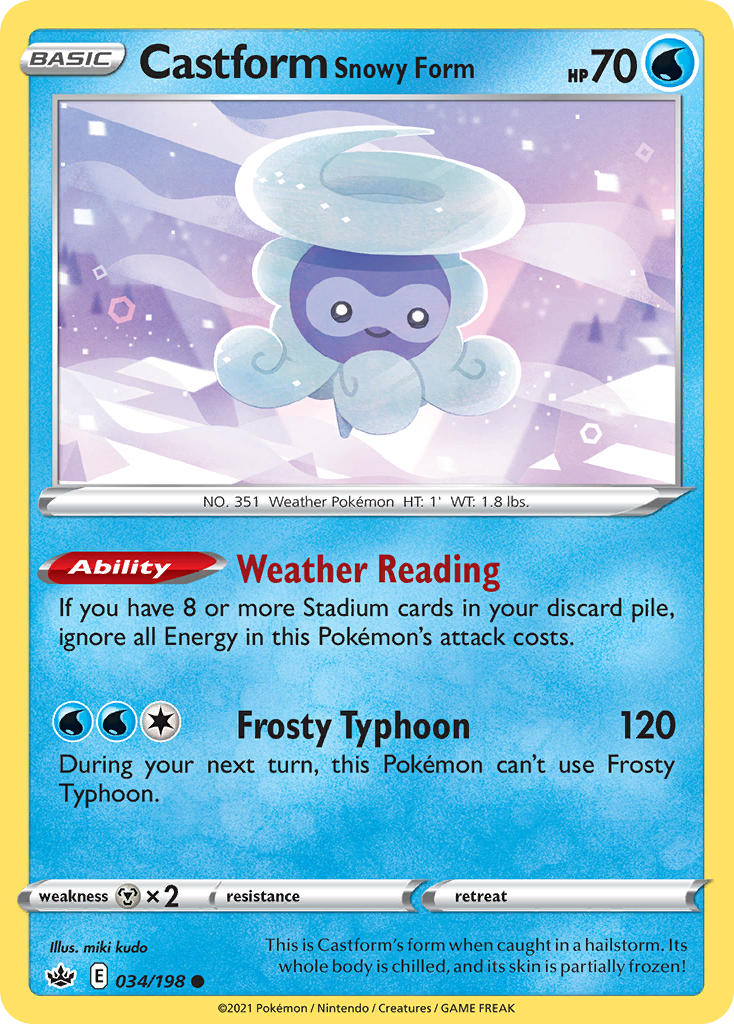 Castform Snowy Form